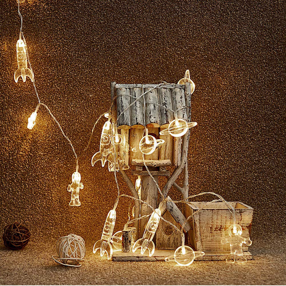 Amazon.co.jp: AceList 10個 LED 子供部屋 LED ストリングライト 宇宙